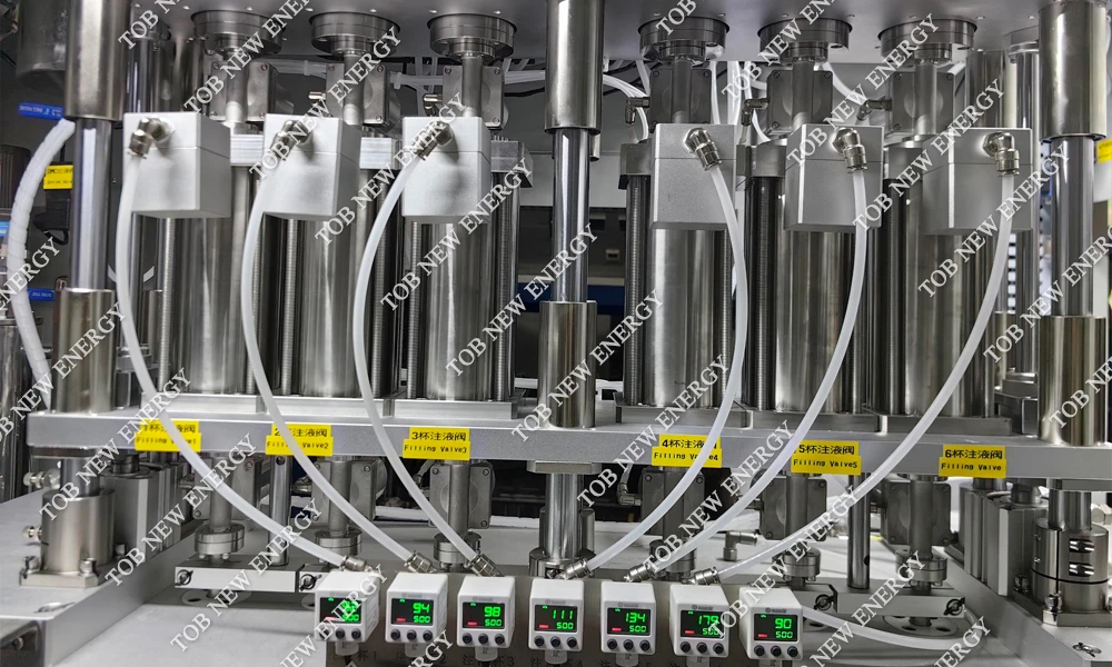 Prismatic Cell Electrolyte Equal Pressure Filling Machine