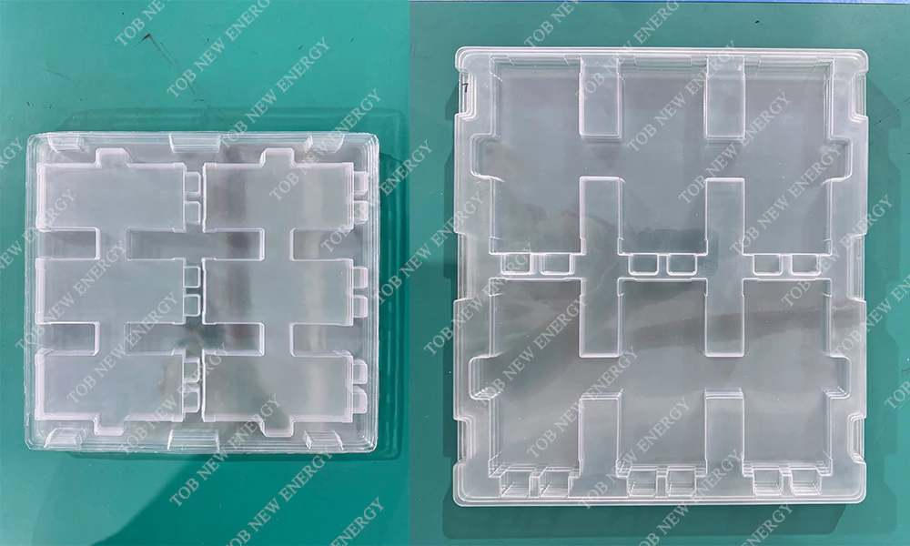 Customized Thermoforming Plastic Tray for Battery Cells Transport