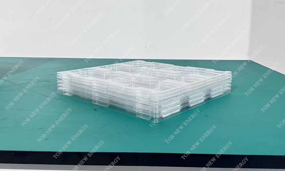 Customized Thermoforming Plastic Tray for Battery Cells Transport