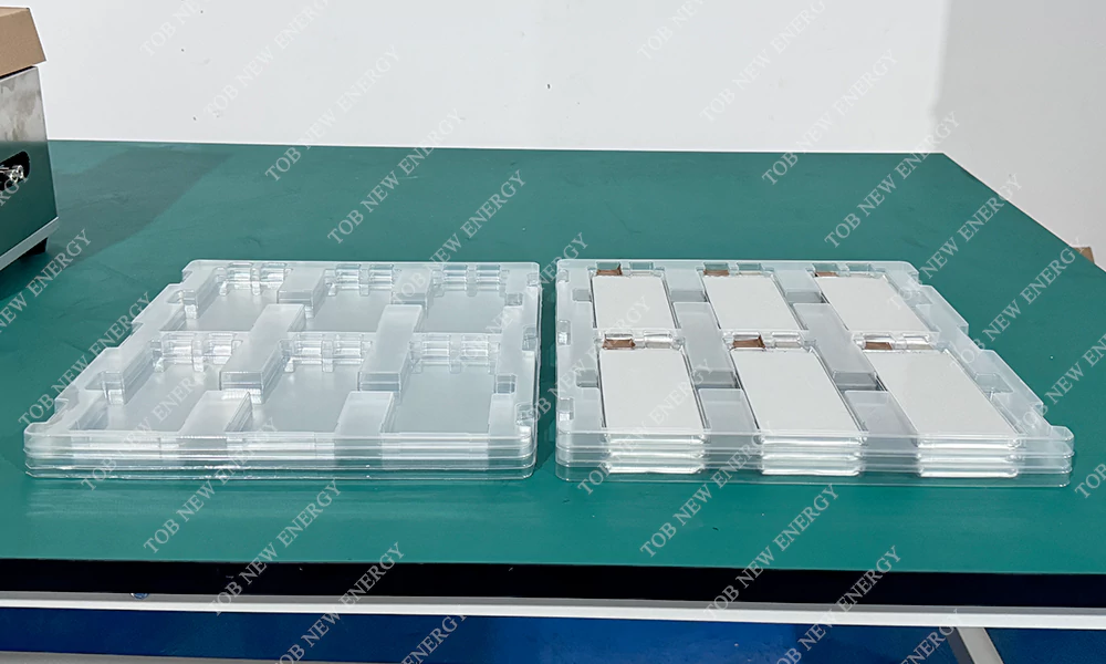 Customized Thermoforming Plastic Tray for Battery Cells Transport