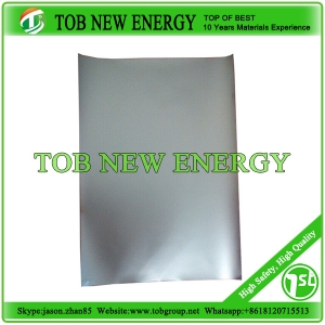300 * 200mm taille batterie lithium-ion feuille d'aluminium 16um