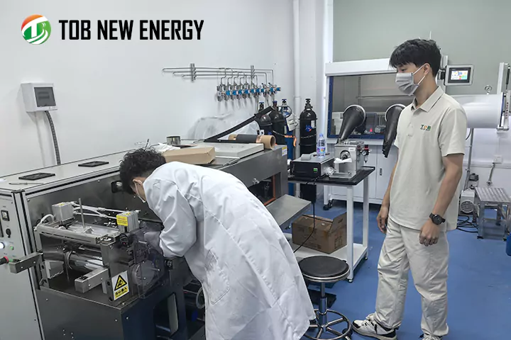 Installation d'équipements de laboratoire pour cellules à poche